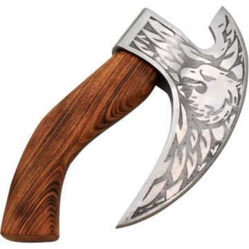 Old Ram Handmade High Carbon Steel Ulu kitchen Pizza Cutter Axe